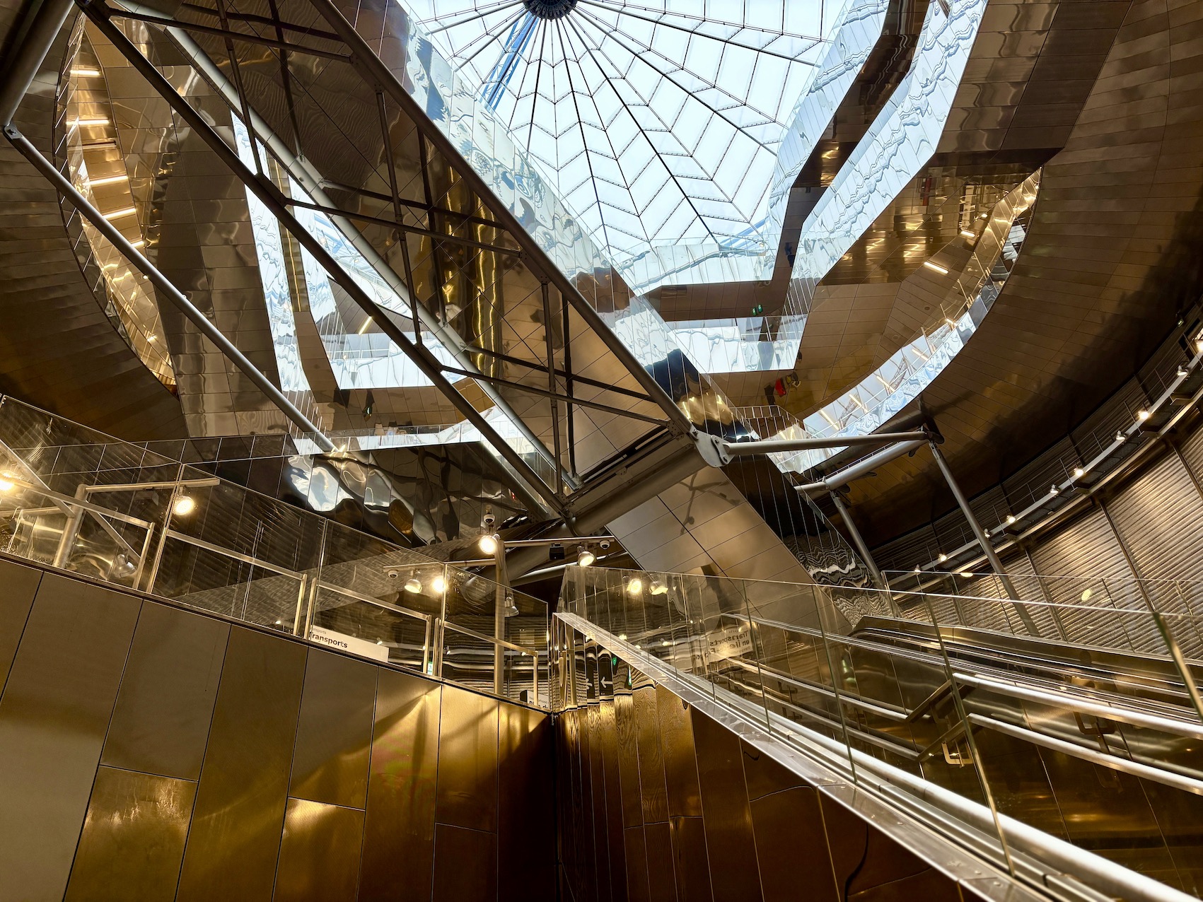 The newly opened metro stop Villejuif - Gustave Roussy, one of the most beautiful in Paris.