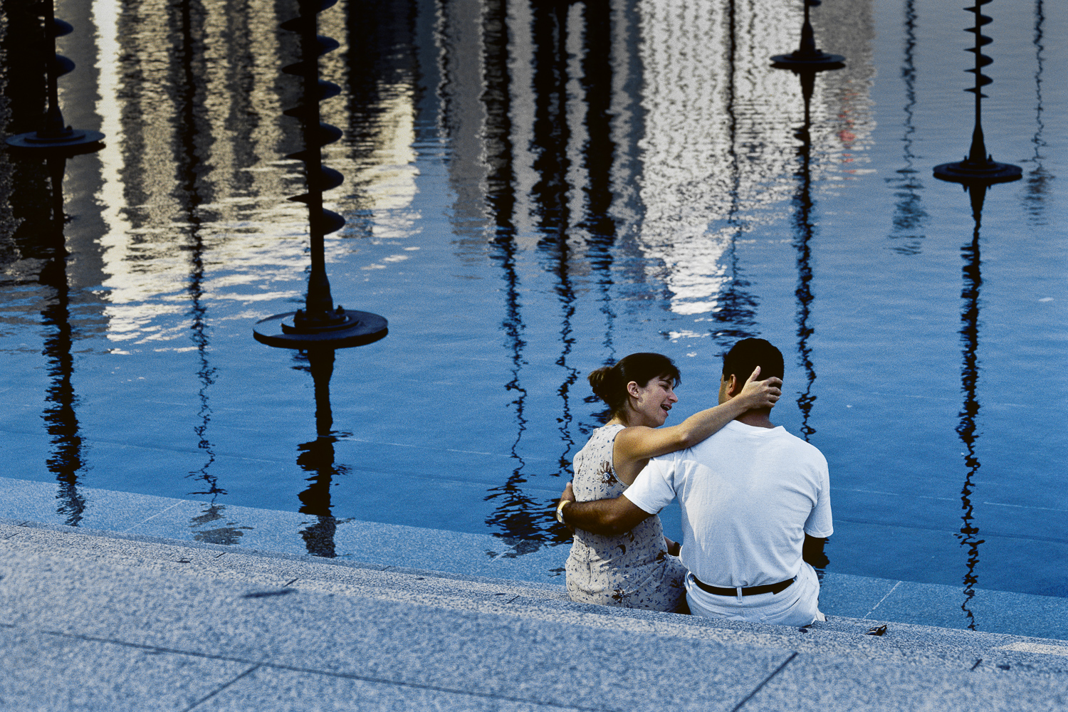 Couple by the water