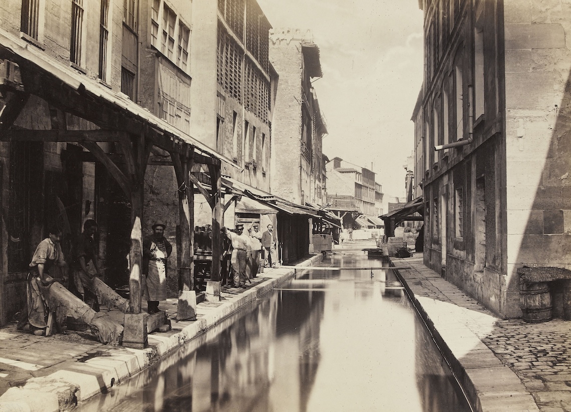 Tanneries next to the Bièvre ca. 1865